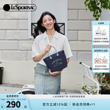 LeSportsac明星同款乐播诗大容量通勤包女款上班手提包双面托特包生日礼物 黑莓硬糖