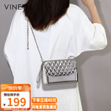 viney牛皮包包女包斜挎包洋气单肩链条流浪包生日礼物高级感送女友老婆