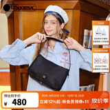 LeSportsac乐播诗新款包包女包斜挎包质感通勤腋下包单肩包生日礼物 黑色