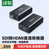绿联SDI转HDMII高清转换器 1080P60Hz广播级 适用监控摄影机电视台 sdi转hdmi转换器 40965