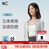 VVC防晒衣服女士修身冰丝凉感防紫外线城市轻户外外套 高级灰 M