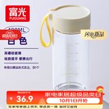 富光玻璃杯高硼硅玻璃水杯子女生便携牛奶咖啡刻度高颜值茶杯480ml