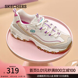 斯凯奇（Skechers）女鞋秋季缓震舒适运动鞋厚底休闲鞋增高老爹鞋149589 自然色/多彩色/NMLT 37 【正码正拍】