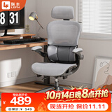 联丰（LIANFENG）E-80人体工学椅久坐舒适办公椅三区撑腰电脑椅镂空透气可躺电竞椅