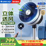 格力（GREE）电风扇一级能效空气循环扇直流变频家用落地扇节能静音摇头换气扇语音遥控电扇 FXDZ-20X60BVg3