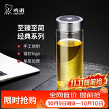 希诺单层玻璃杯2026新款大容量水杯男家用办公车载泡茶杯子XN-CD002E