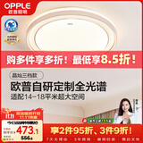 欧普照明（OPPLE）全光谱护眼吸顶灯卧室灯调光LED照明灯具轻奢现代大气晶灿