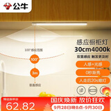 公牛（BULL）感应橱柜灯衣柜灯LED人感光感磁吸 卧室床沿玄关小夜灯30CM4000K