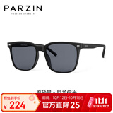 帕森（PARZIN）情侣方框偏光太阳镜女修饰脸型通勤度假防晒潮流墨镜男 PZ92123