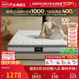 芝华仕床垫D026明星垫90%高纯度乳胶独袋弹簧席梦思家用1.8x2米软硬适中