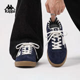 卡帕（Kappa）男鞋德训鞋男士情侣同款2626秋季新款复古板鞋休闲鞋子男蓝黑白41