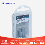 迪卡侬（DECATHLON）游泳专用防水耳塞鼻夹耳塞防丢失硅胶带绳便携成人男童女童玩水 灰色硅胶鼻夹(可漂浮)