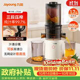 九阳（Joyoung）原汁机三段压榨家用多功能大口径电动冰淇淋机冷压榨果汁榨汁机渣汁分离Z12-LZ566