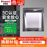 罗格朗 LEGRAND 透明防水盒 86型插座面板防溅盒 浴室防溅盒 防水盒