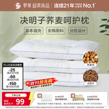 罗莱家纺 枕头颈椎枕 100%棉决明子荞麦花草枕头护颈椎助睡眠 46*72cm