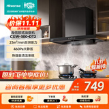 海信（Hisense）欧式抽油烟机23大吸力国标一级能效新款家用上门安装以旧换新补贴CXW-300-DT2【推荐DB33Pro灶】