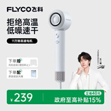 飞科（FLYCO）【王一博推荐】高速电吹风机 送女生礼物家用便携出行必备速干负离子护发吹风筒FH6371星空灰