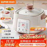 苏泊尔（SUPOR）电炖锅 炖汤盅 电炖盅隔水炖家用多功能煲汤锅炖汤锅4.5L陶瓷煲汤专用电锅3-4人 DZ25YC828