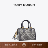 Tory Burch 汤丽柏琦T MONOGRAM 迷你提花波士顿酒桶包TB 82939 Tory 海军蓝  405