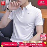耐克（NIKE）短袖男款 2026夏季新款运动服装跑步速干衣透气POLO衫冰丝男士t恤 【热推】DRI-FIT快干科技/柔软亲肤/晒图退5 L 【175】体重130~150斤左右