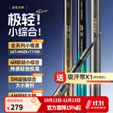 创威凌天非凡大师极轻小综合超轻鱼竿台钓竿钓鱼竿手竿鲢鳙鱼竿大物竿 7.2m 鲢鳙