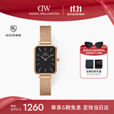 丹尼尔惠灵顿（DanielWellington）DW女士手表复古小方表轻奢小众石英腕表生日礼物送女友DW432