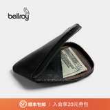 Bellroy送礼 澳洲 Card Pocket 旅行通勤卡包皮革钱包零钱包 墨黑色