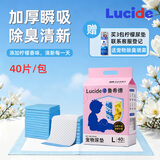 鲁希德宠物尿垫狗狗尿垫尿不湿除臭吸水尿不湿猫屎垫加厚L码40片(60*60)