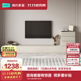 林氏家居茶几电视柜组合柜极简电视柜落地岩板茶几小户型客厅储物柜OI2M 【3米】B款电视柜+四斗柜