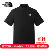 北面（The North Face）POLO衫男短袖26春夏新款户外徒步运动服时尚舒适休闲翻领T恤8FZV JK3/宇宙黑 L /175/100A