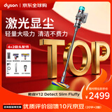 戴森（DYSON）V12 Detect SlimFluffy 家用吸尘器大吸力 显尘除螨 车载 吸猫毛神器 价保 两年质保