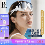 范德安（BALNEAIRE）时尚大框近视泳镜高清防雾游泳度假装备 YJ010 深海蓝【镀膜】