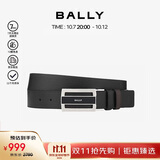 BALLYFABAZIA男士搭扣双面腰带3.5/110黑色/棕色 6181991礼物