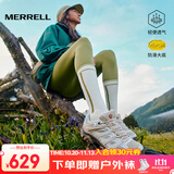 迈乐（Merrell）官方运动户外徒步鞋MOAB 3男鞋女鞋轻量减震V底防滑透气登山鞋 J035894白灰米（女） 38