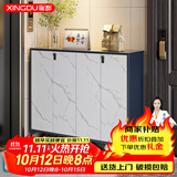 星都带锁鞋柜门口家用门外走廊密码锁储物柜户外过道钢制室外防盗柜子