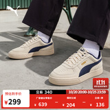 彪马（PUMA）经典透气休闲小白鞋男女款秋季运动板鞋CAVEN 391939 杏仁糖色-海军蓝-09 42