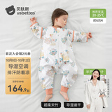 贝肽斯婴儿睡袋防惊跳夏季空调房薄款小孩子儿童睡袋0-3岁保护肚子着凉 夏天（前6后4 20-25℃）福兔 S码【建议身高60-85cm】