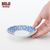 无印良品 MUJI 波佐见烧 豆皿 小碟子 蘸料碟 凉菜碟 调味碟 吐骨碟 家用 章鱼唐草纹 4英寸