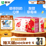 蒙牛真果粒草莓味牛奶饮品250g*12盒  礼盒新老包装 送礼礼盒