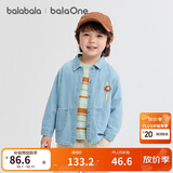 巴拉巴拉balaOne宝宝衬衫牛仔外套男童女童秋装宽松208325102203