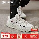 斐乐面包鞋｜FILA FUSION潮牌篮球鞋男士低帮运动鞋休闲鞋老爹鞋 燕麦色-OM 42