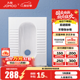 九牧（JOMOO）蹲便器 双档节水水箱抗污蹲便器 防臭劲冲自洁蹲便器套装 蹲便器F-【前排不带弯】14142