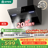 容声油烟机家用抽油烟机20立方大吸力侧吸式吸油烟机静音一级能效以旧换新CXW-288-Q9