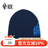 黑冰（BLACKICE）秋冬户外男女跑步运动针织帽保暖毛线帽冬季帽子Z2141-探索-蓝