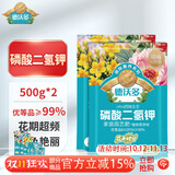 德沃多正品99%磷酸二氢钾500g*2花肥磷钾肥蔬菜花卉肥盆栽水溶肥