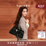 纽芝兰（NUCELLE）Angelababy同款牛皮寻梦法棍包26新款通勤单肩托特包包女士礼物