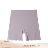 纤莉秀大码女装防走光不卷边安全裤丝滑轻薄无痕裸感打底裤秋新款1730 粉色 3XL