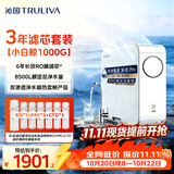 沁园家用净水器小白鲸1000Gpro 【3年滤芯0费用】6年RO反渗透过滤器 厨下自来水直饮一体机UR-S51045