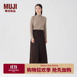 MUJI女式 灯芯绒 A字裙 长半身裙女冬季款裙子 美拉德BE09CC3A 深棕色 S (155/62A)