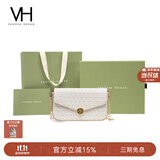 VANESSA HOGAN VH女包山茶花信封包轻奢老花链条小包单肩斜挎包生日礼物送女友